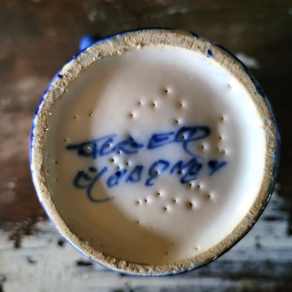 Hermano Bebe Que la Vida es Breve Mug, Life is Short, Blue & White Vtg Spanish - Picture 7 of 8